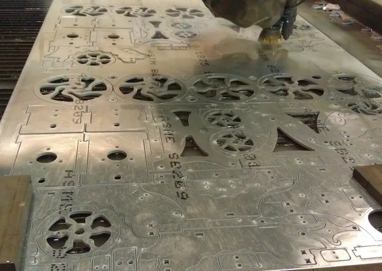 Abrasive waterjet cutting — photo 4