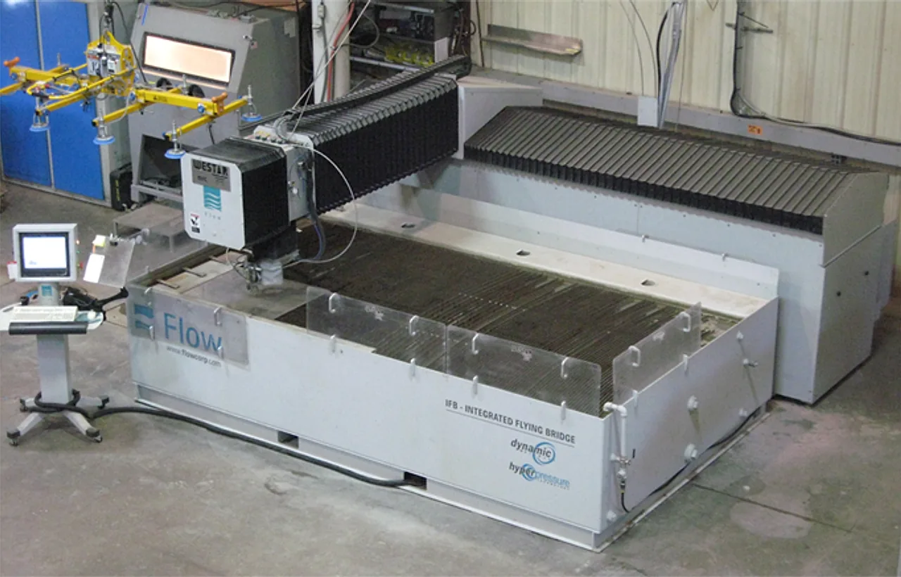 Abrasive waterjet cutting