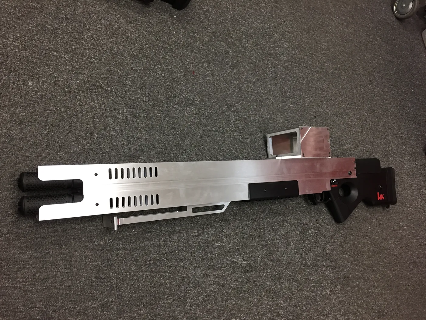 The "Bubba" Gun prop in the Westar shop