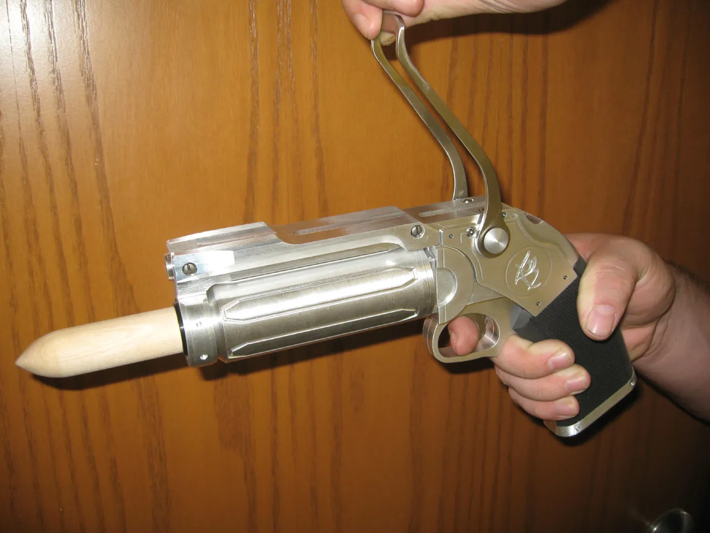 Vampire Gun prop in the Westar shop