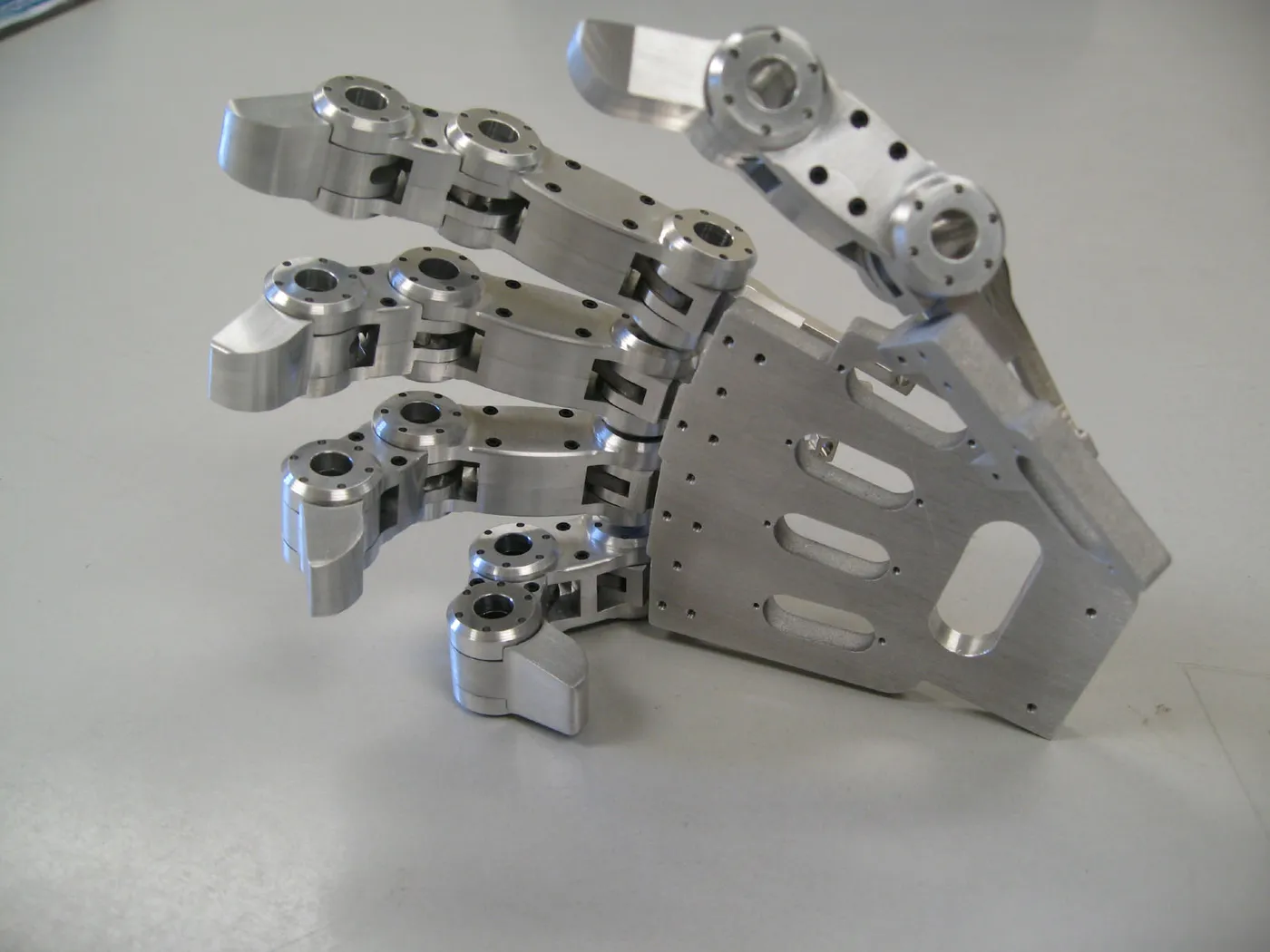 Michael's Bionic Hand prop in the Westar shop
