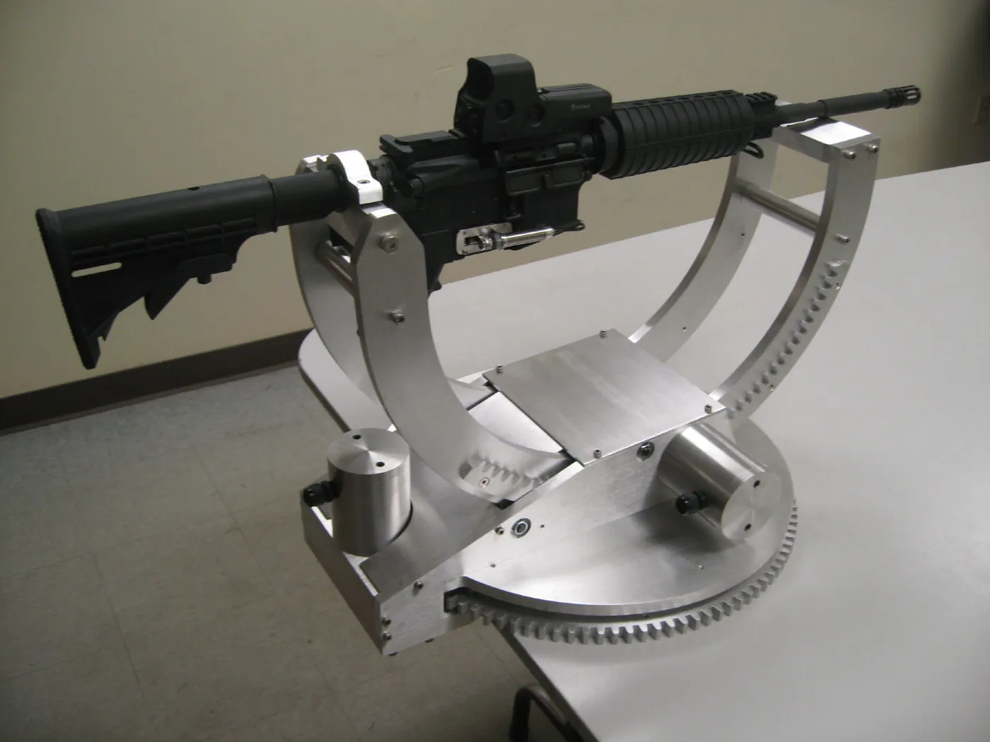 Gun Mount prop in the Westar shop