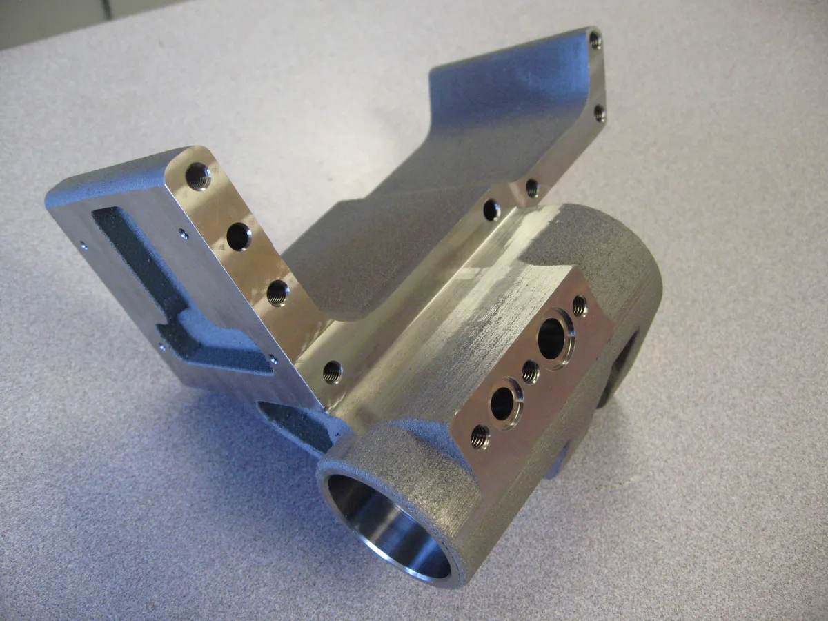 Titanium 3D-printed part by Westar Manufacturing